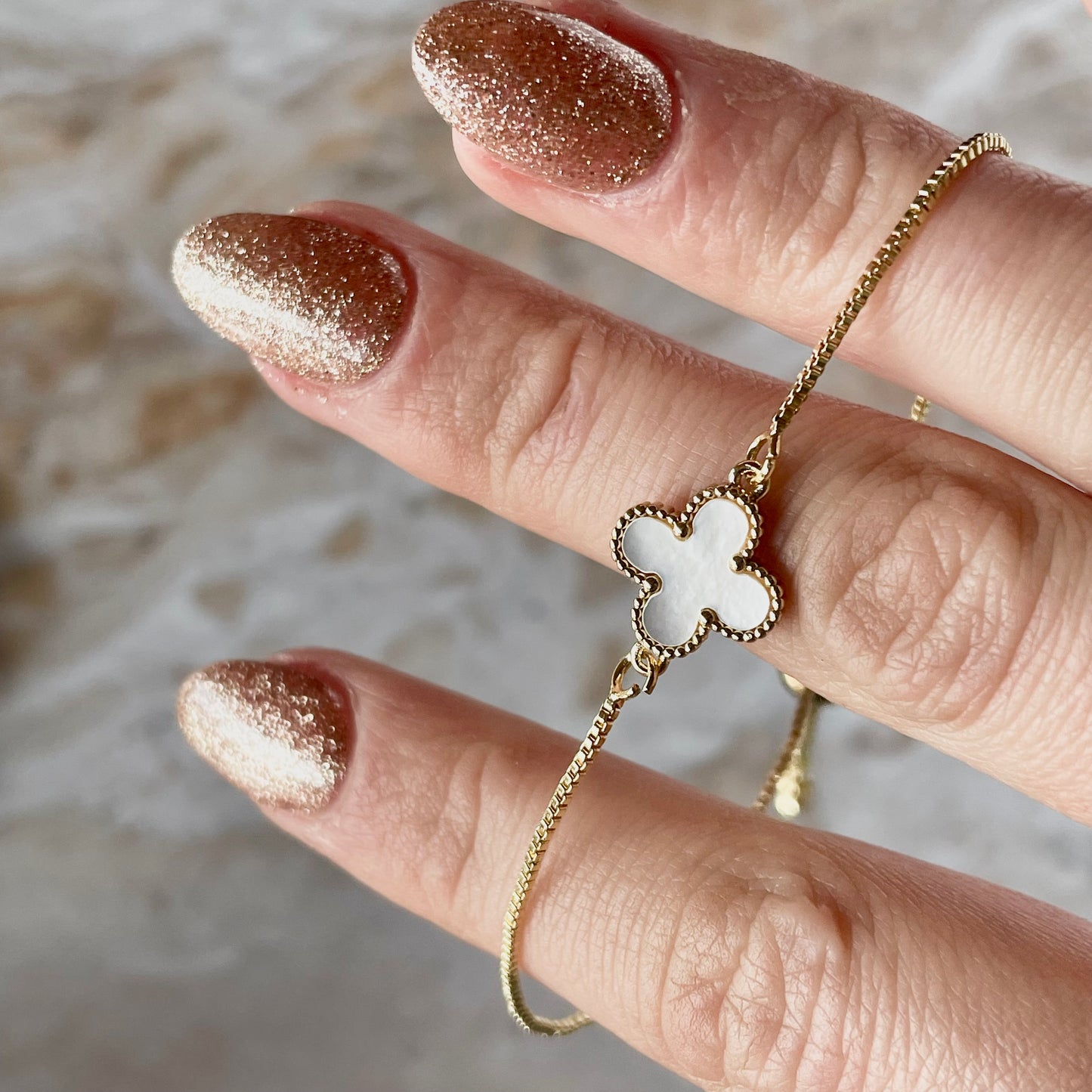 Mother of Pearl Shifter Bracelet-Bracelet-Southern Jewewellery Co.-Southern Goods Co.