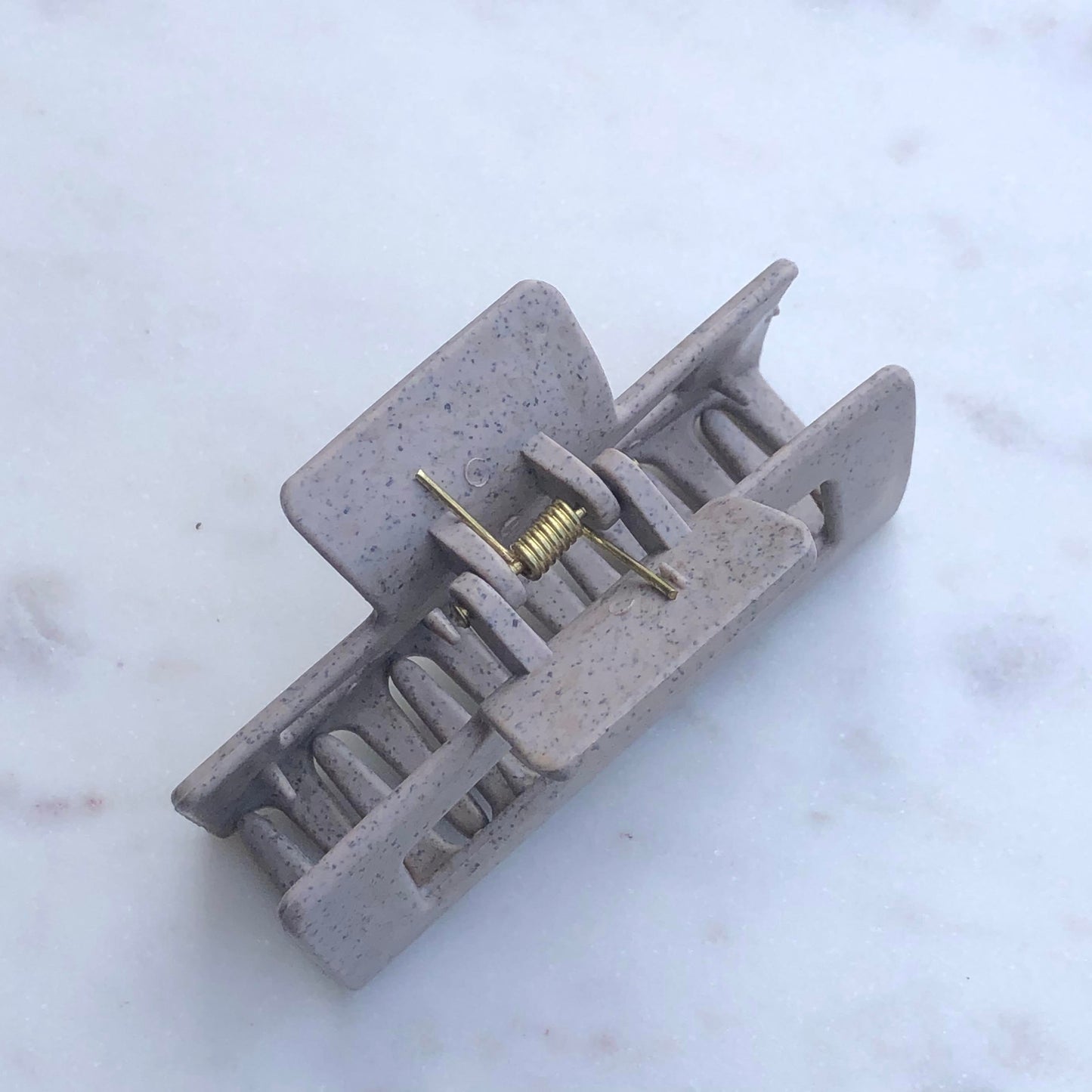 Rectangle Claw - Speckle Mauve-Hair Claw-Southern Jewewellery Co.-Southern Goods Co.