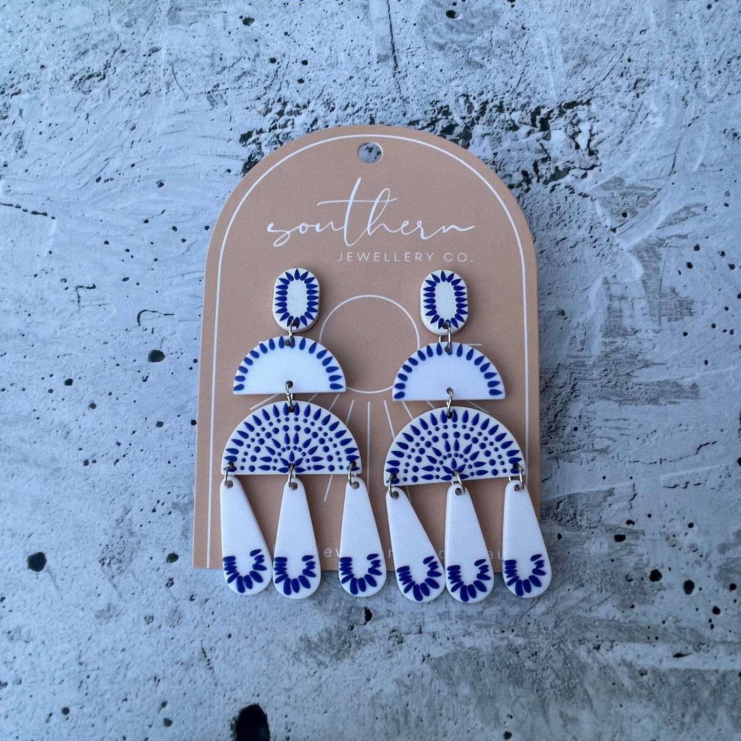 Santorini Earrings-Earrings-Southern Jewewellery Co.-Southern Goods Co.