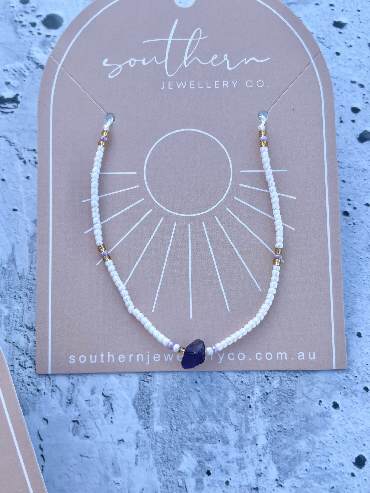 Amethyst String Bracelet-Bracelet-Southern Jewewellery Co.-Southern Goods Co.