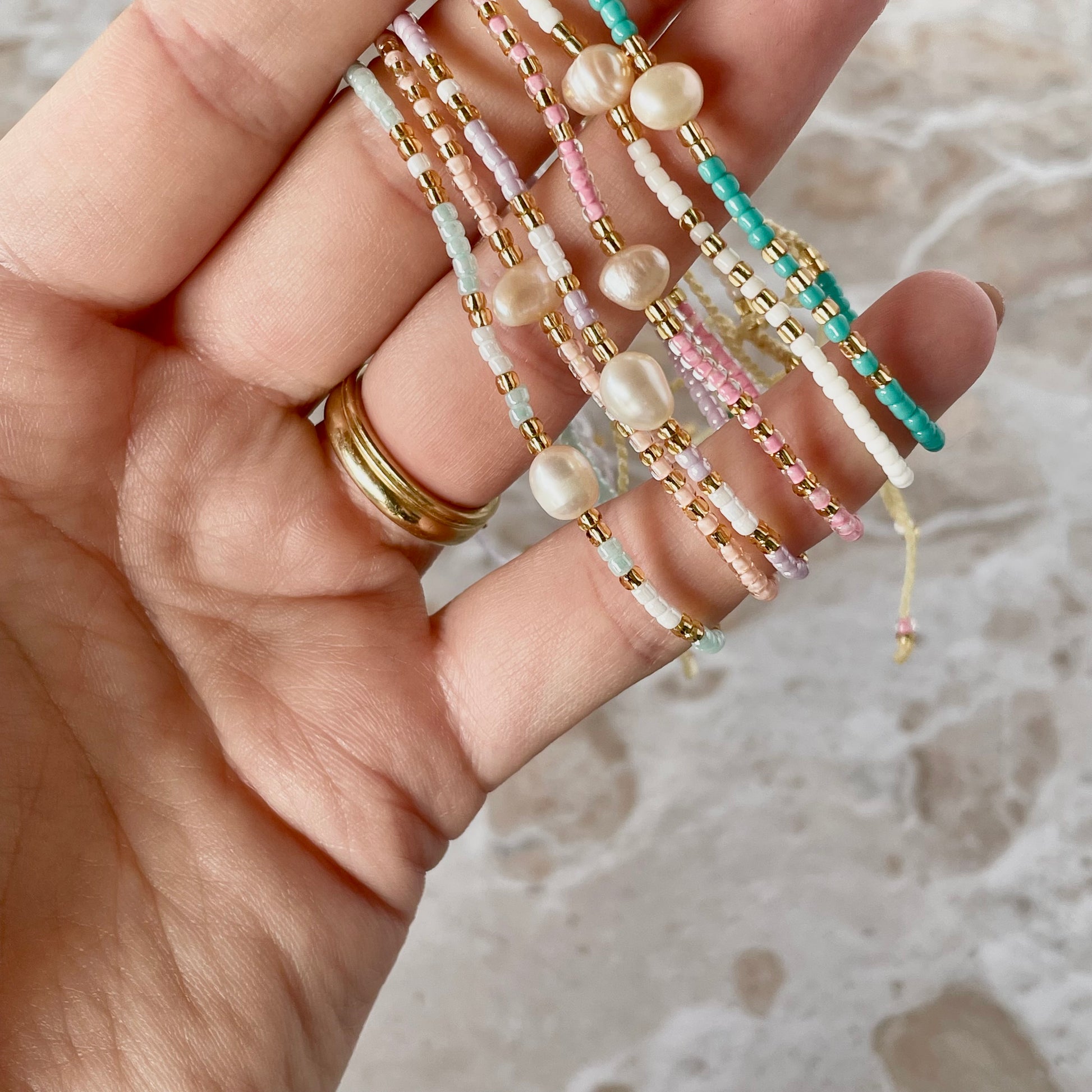 Beaded Feshwater Pearl Bracelet-Bracelet-Southern Jewewellery Co.-Southern Goods Co.