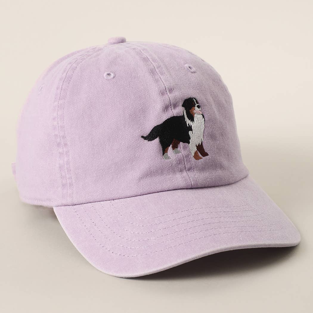 Bernese Mountain Dog Embroidered Cap: OLIVE-Hats-Southern Jewewellery Co.-Southern Goods Co.