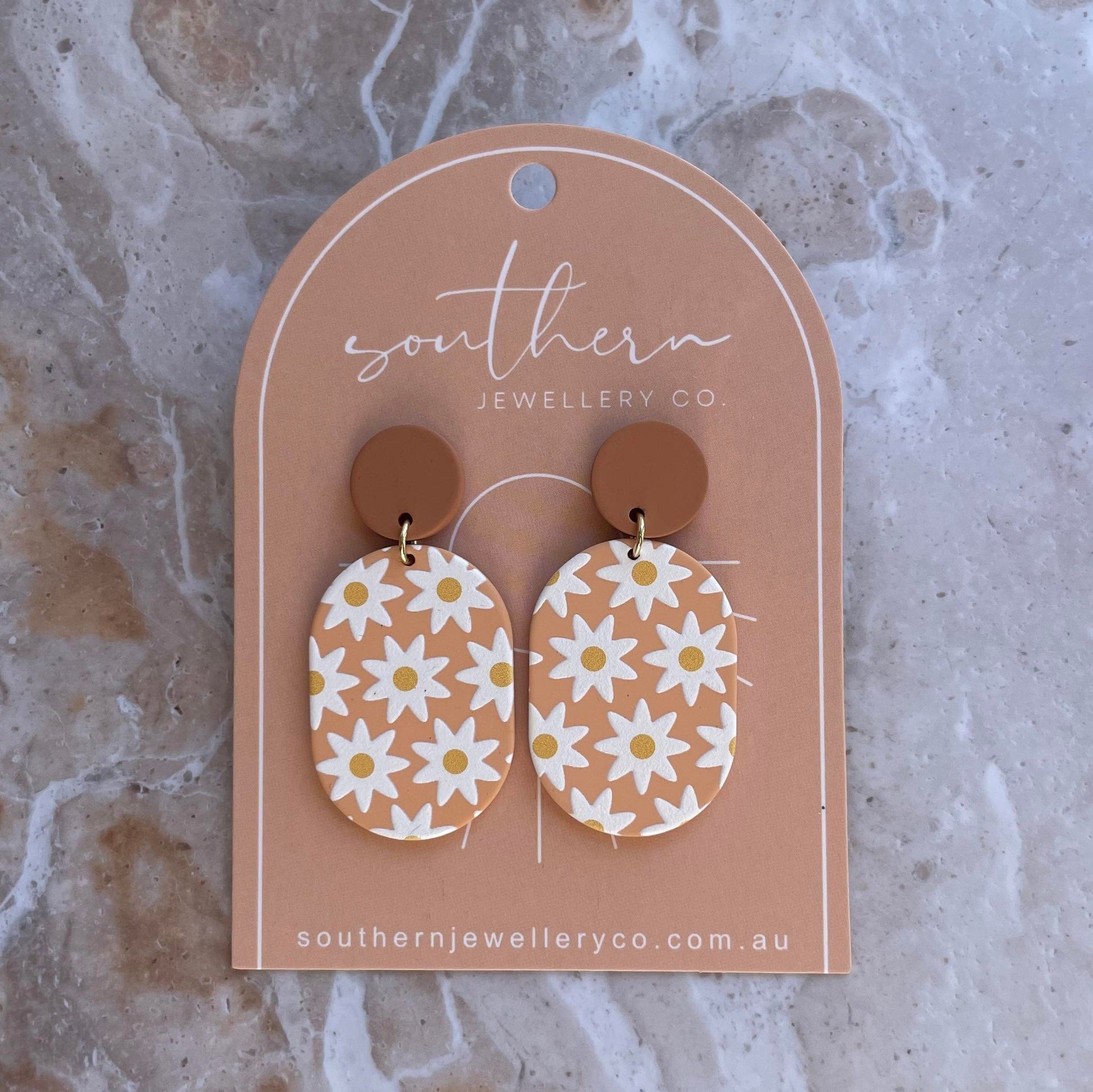 Boheme Daisy Earrings-Earrings-Southern Jewewellery Co.-Southern Goods Co.