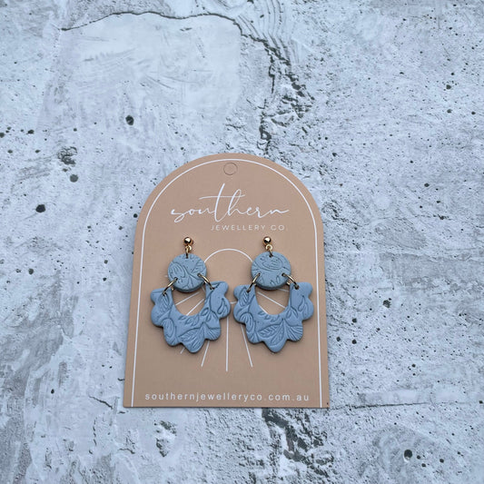 Caity Blue Earrings-Earrings-Southern Jewewellery Co.-Southern Goods Co.