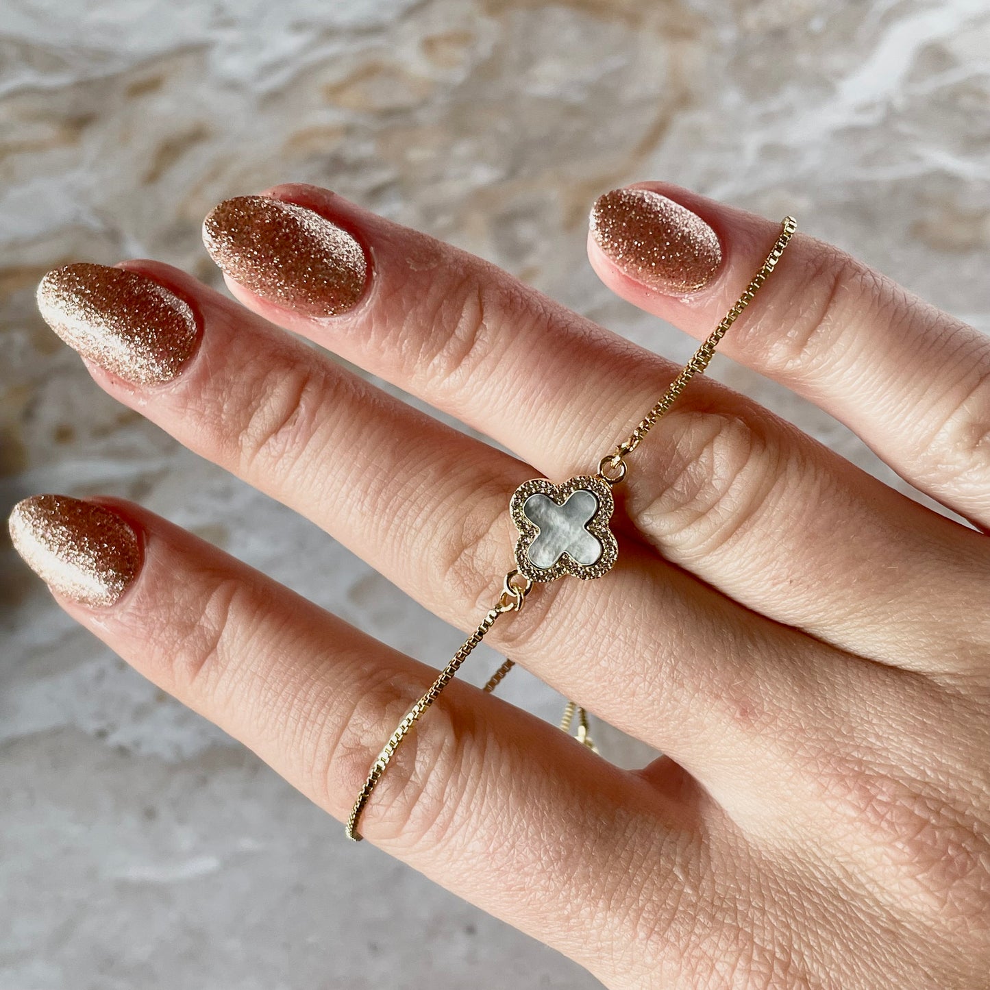 Cross Shifter Bracelet - Grey-Bracelet-Southern Jewewellery Co.-Southern Goods Co.