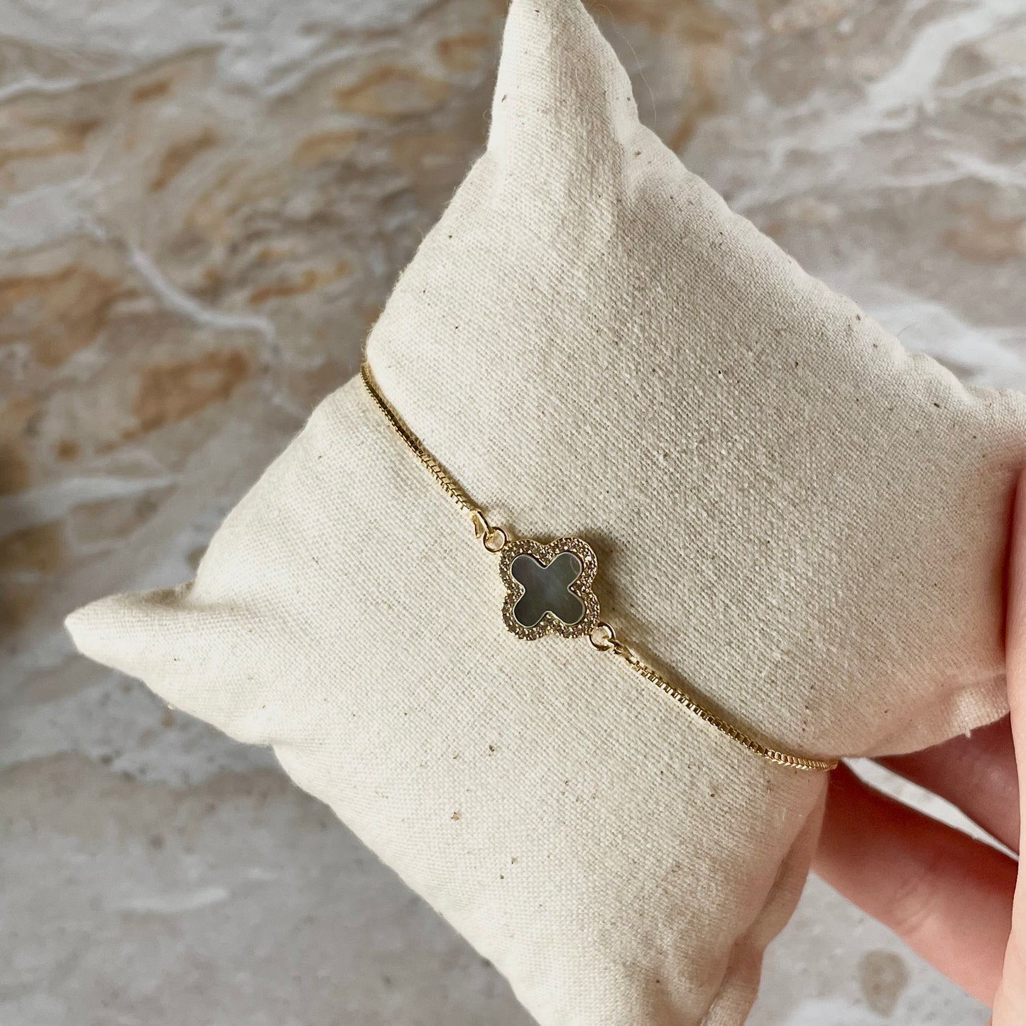 Cross Shifter Bracelet - Grey-Bracelet-Southern Jewewellery Co.-Southern Goods Co.