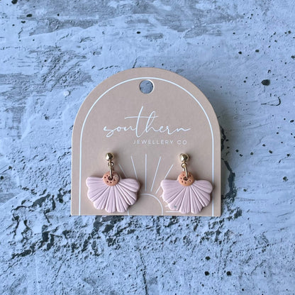 Dainty Pink Daisy Studs-Earrings-Southern Jewewellery Co.-Southern Goods Co.