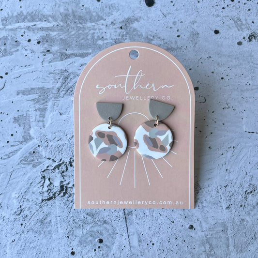 Delilah Grey Earrings-Earrings-Southern Jewewellery Co.-Southern Goods Co.