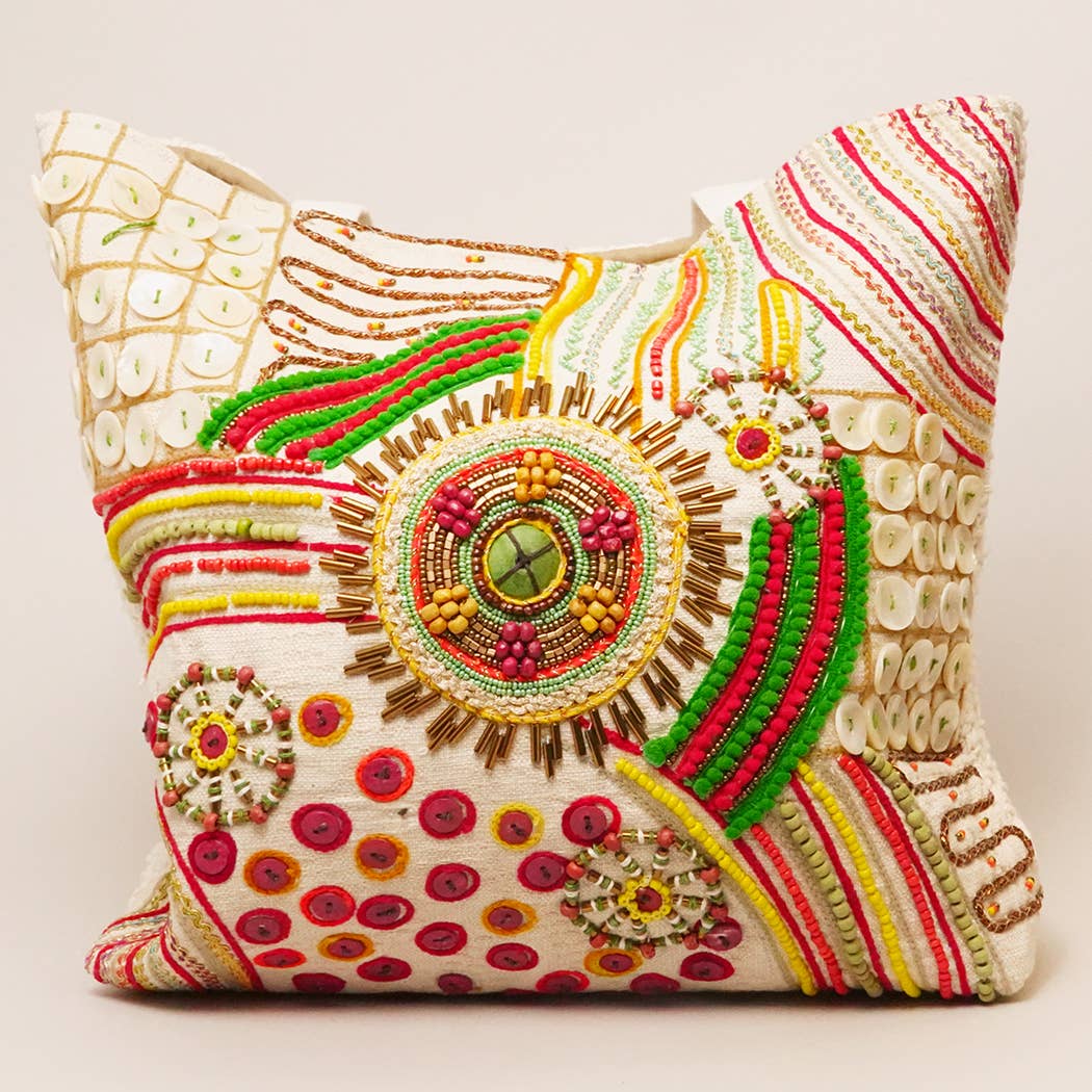 Embroidered Tote Bag-Bags-Southern Jewewellery Co.-Southern Goods Co.