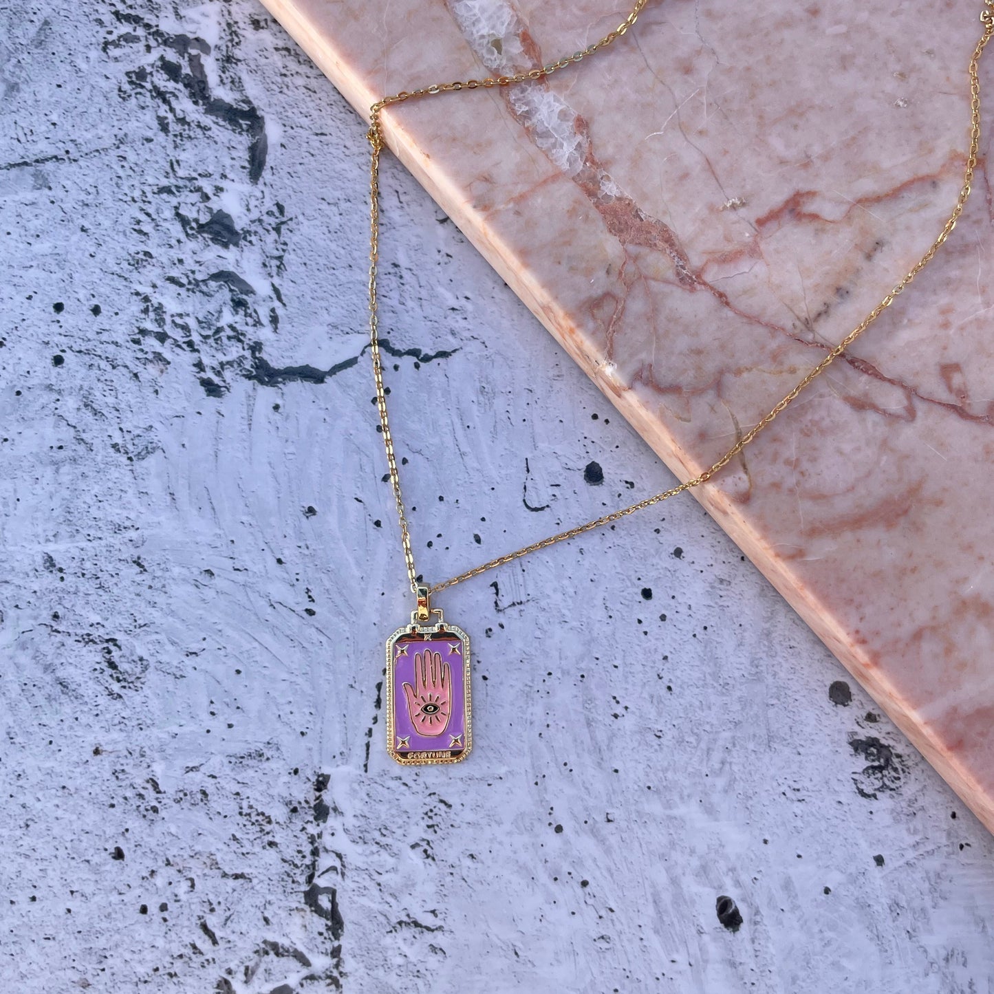 Fortune Tarot Necklace-Necklace-Southern Jewewellery Co.-Southern Goods Co.