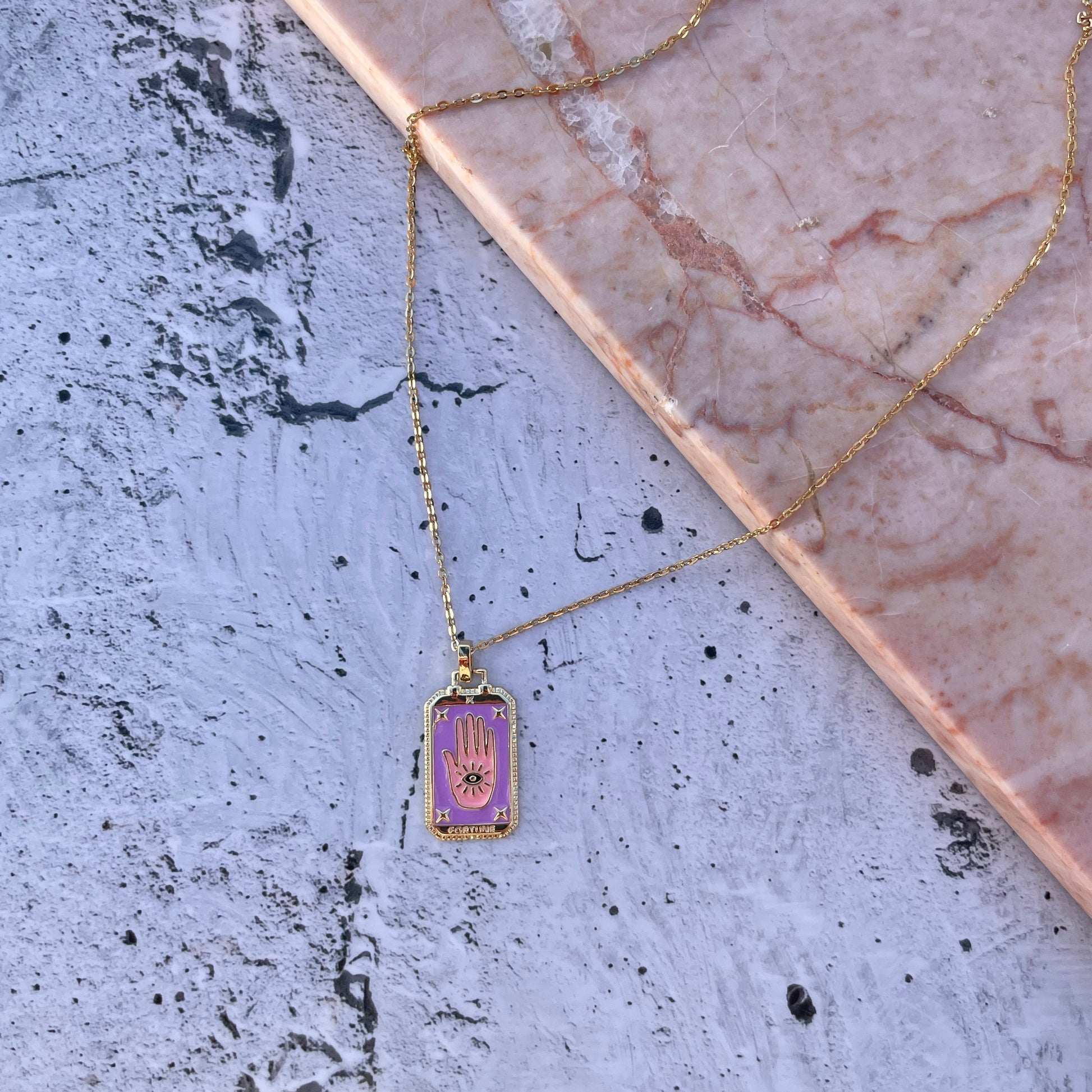 Fortune Tarot Necklace-Necklace-Southern Jewewellery Co.-Southern Goods Co.