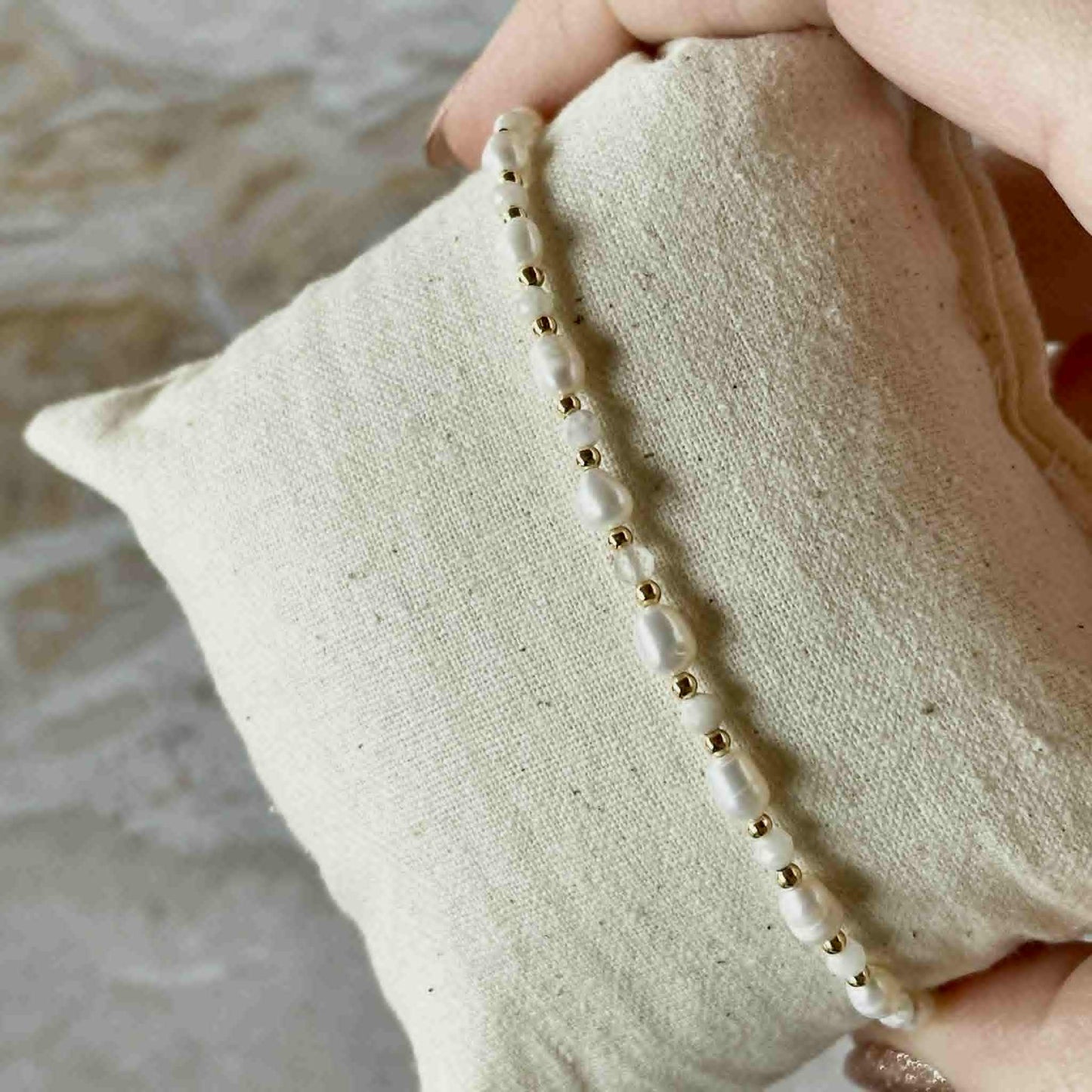 Freshwater Pearl Bracelet-Bracelet-Southern Jewewellery Co.-Southern Goods Co.