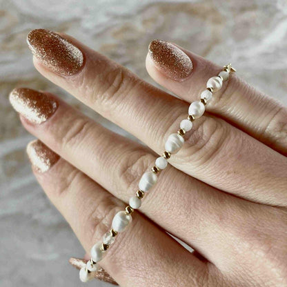 Freshwater Pearl Bracelet-Bracelet-Southern Jewewellery Co.-Southern Goods Co.