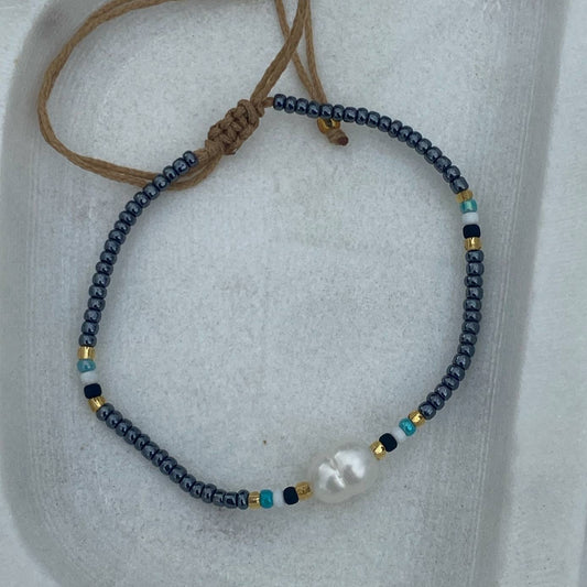 Freshwater Pearl Bracelet-Bracelet-Southern Jewewellery Co.-Southern Goods Co.