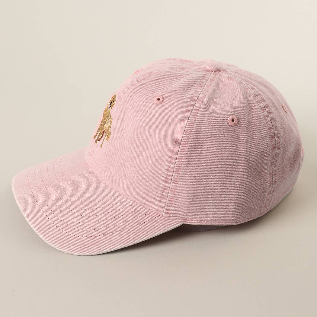 Golden Retriever Embroidered Cap: APRICOT-Hats-Southern Jewewellery Co.-Southern Goods Co.