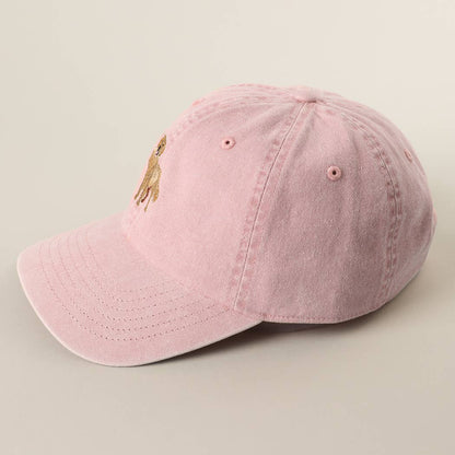 Golden Retriever Embroidered Cap: LILAC-Hats-Southern Jewewellery Co.-Southern Goods Co.
