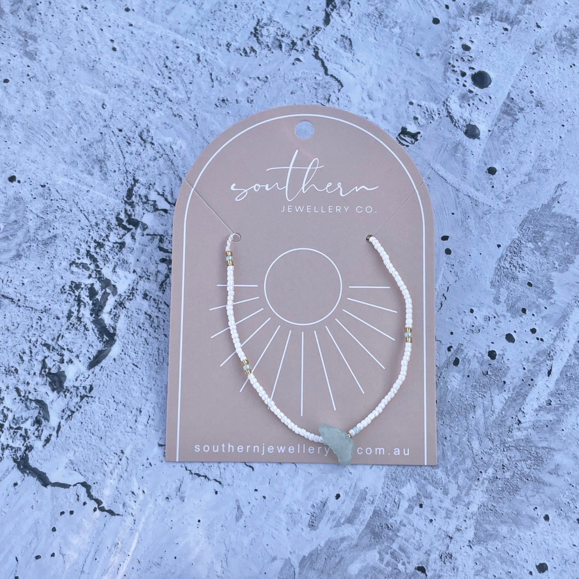 Green Quartz Bracelet-Bracelet-Southern Jewewellery Co.-Southern Goods Co.