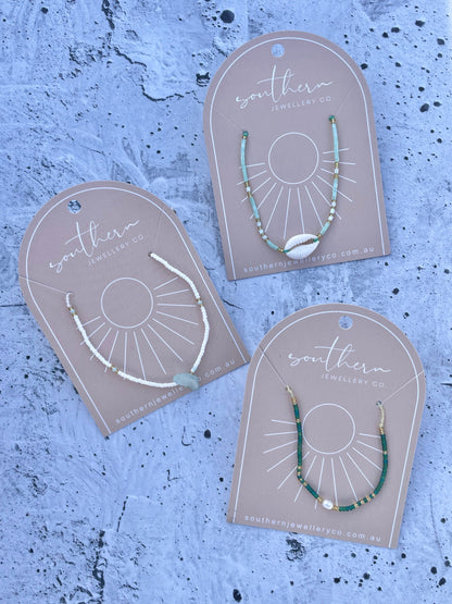 Green Quartz Bracelet-Bracelet-Southern Jewewellery Co.-Southern Goods Co.