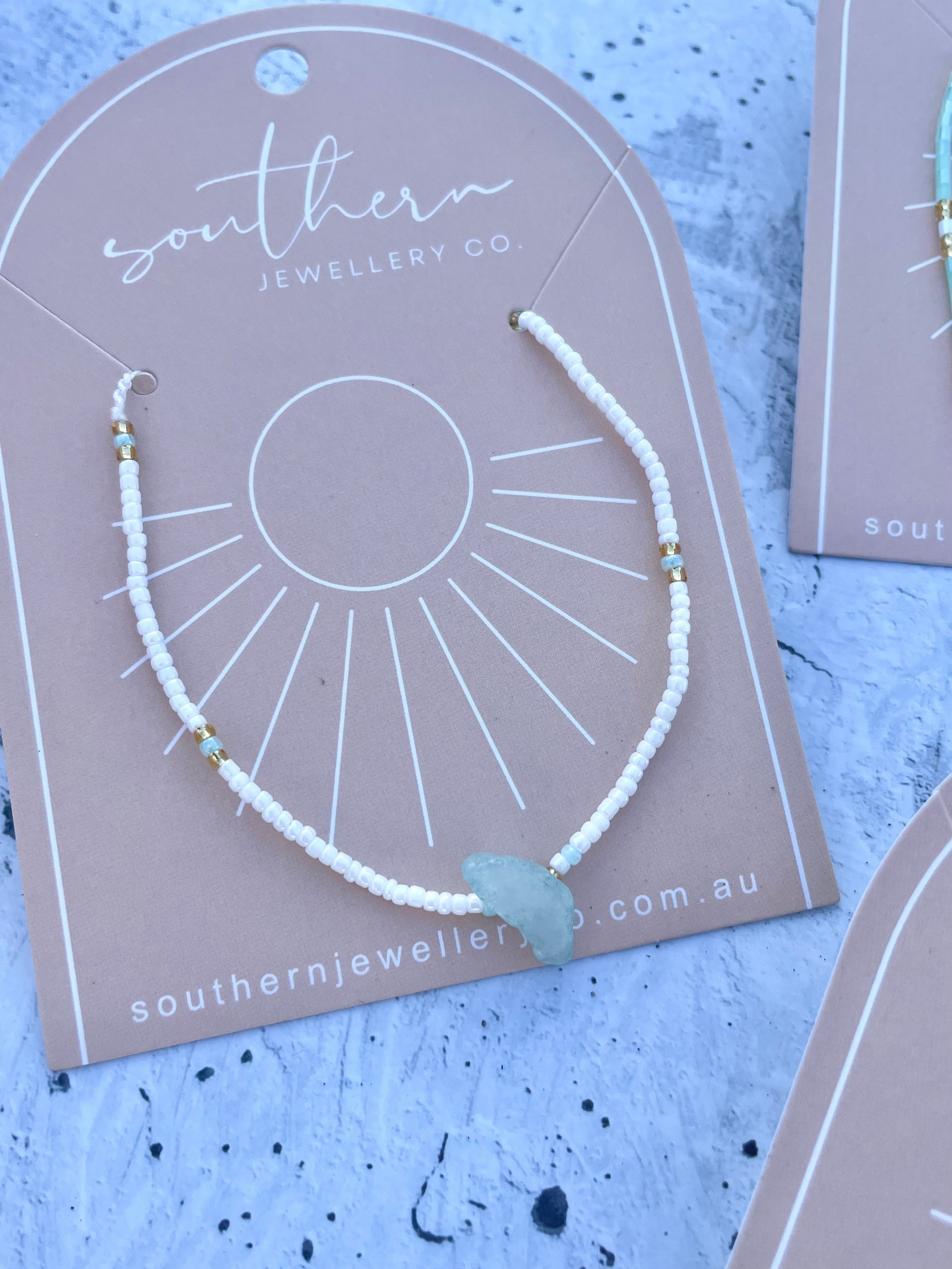 Green Quartz Bracelet-Bracelet-Southern Jewewellery Co.-Southern Goods Co.