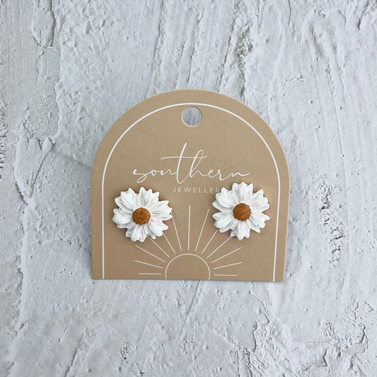 Large Daisy Studs-Studs-Southern Jewewellery Co.-Southern Goods Co.