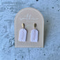 Lilac Imprint Earrings-Earrings-Southern Jewewellery Co.-Southern Goods Co.