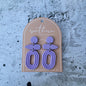 Lilac Retro Earrings-Earrings-Southern Jewewellery Co.-Southern Goods Co.