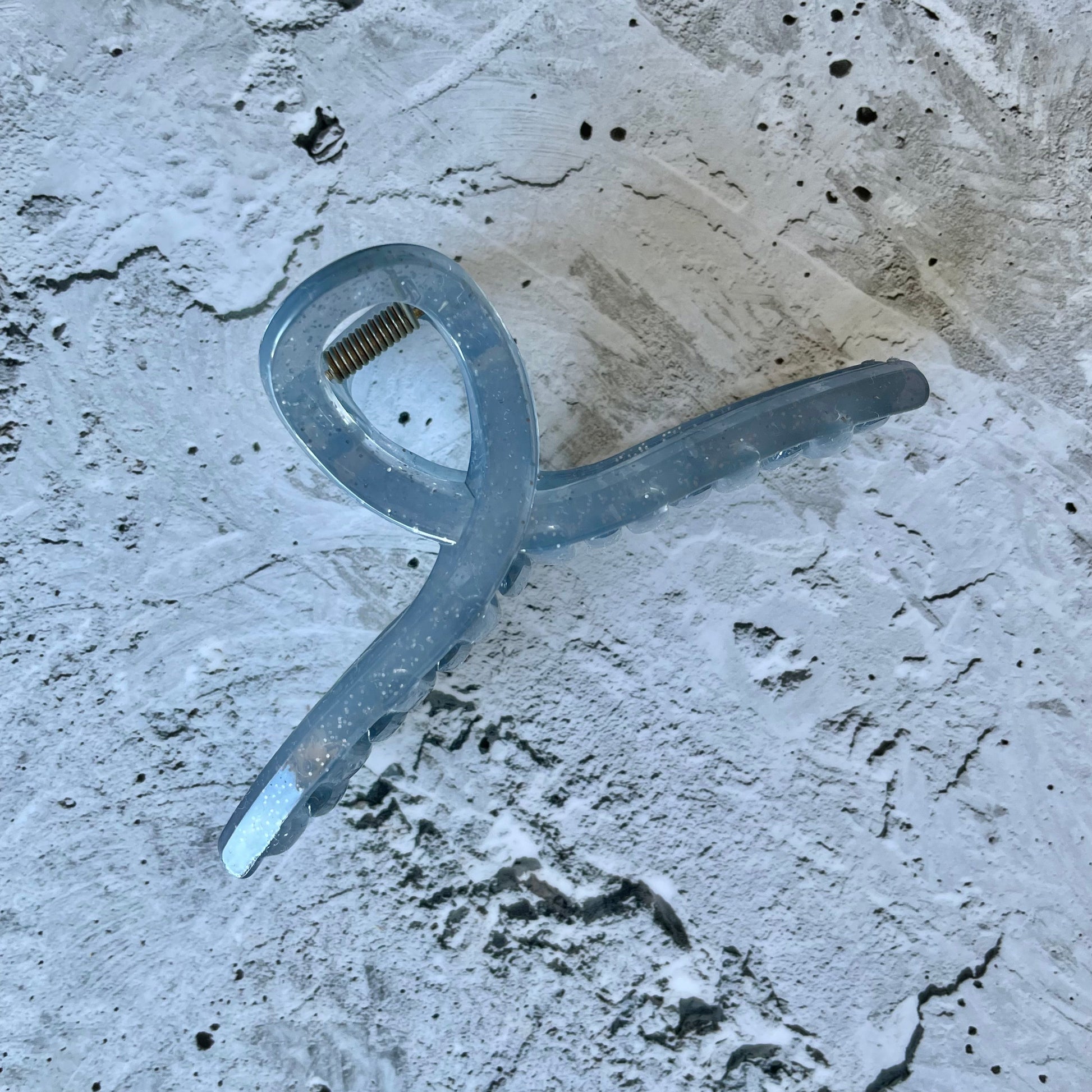 Loop Hair Claw - Blue-Grey-Hair Claw-Southern Jewewellery Co.-Southern Goods Co.