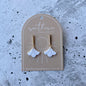 Lucia White Earrings-Earrings-Southern Jewewellery Co.-Southern Goods Co.