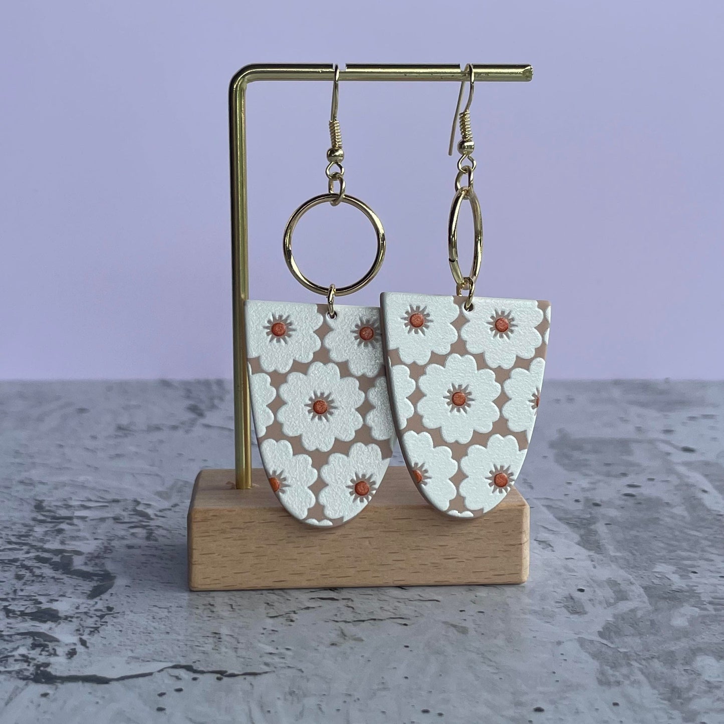 Milly Floral Earrings-Earrings-Southern Jewewellery Co.-Southern Goods Co.
