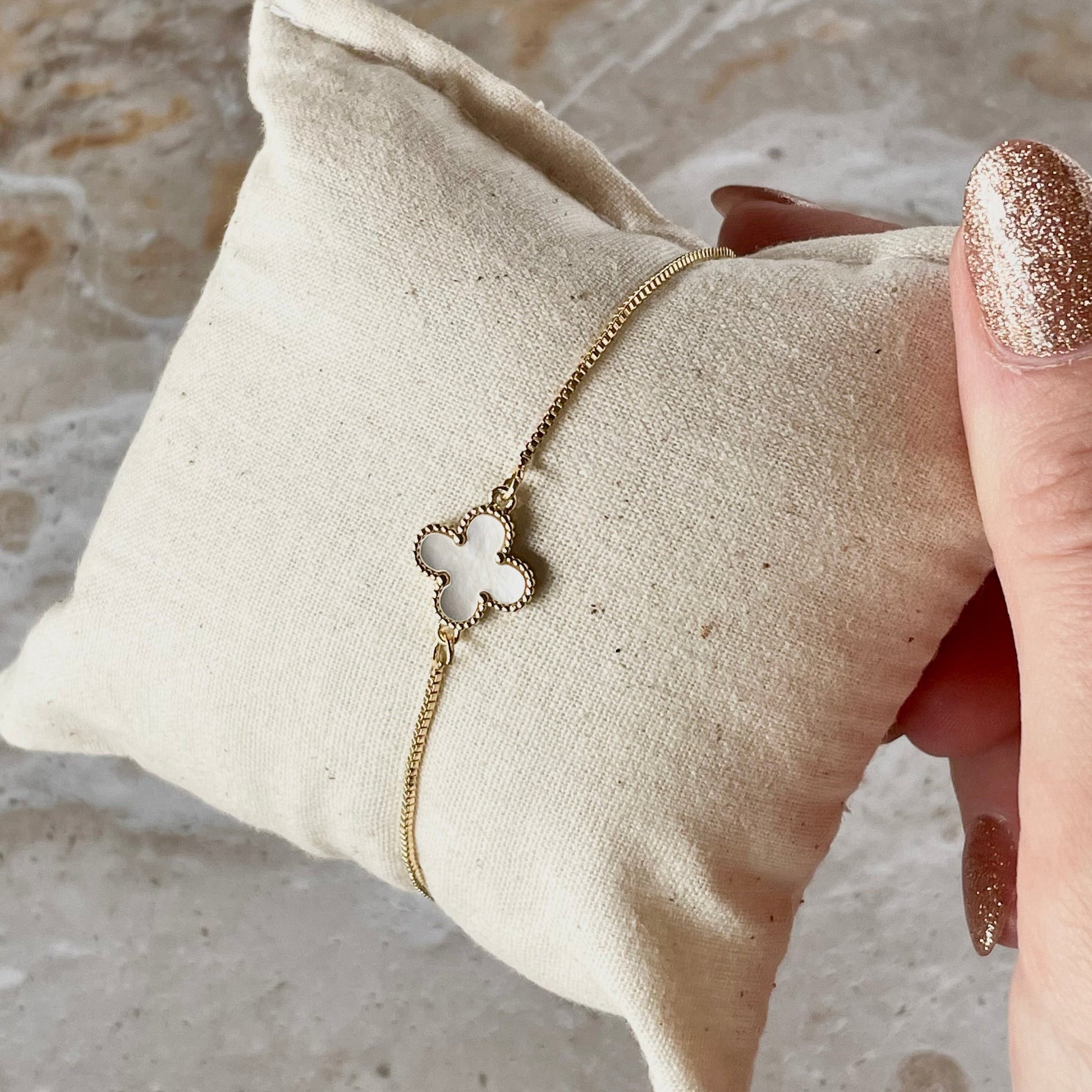 Mother of Pearl Shifter Bracelet-Bracelet-Southern Jewewellery Co.-Southern Goods Co.