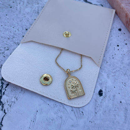 Palm Paradise Necklace-Necklace-Southern Jewewellery Co.-Southern Goods Co.