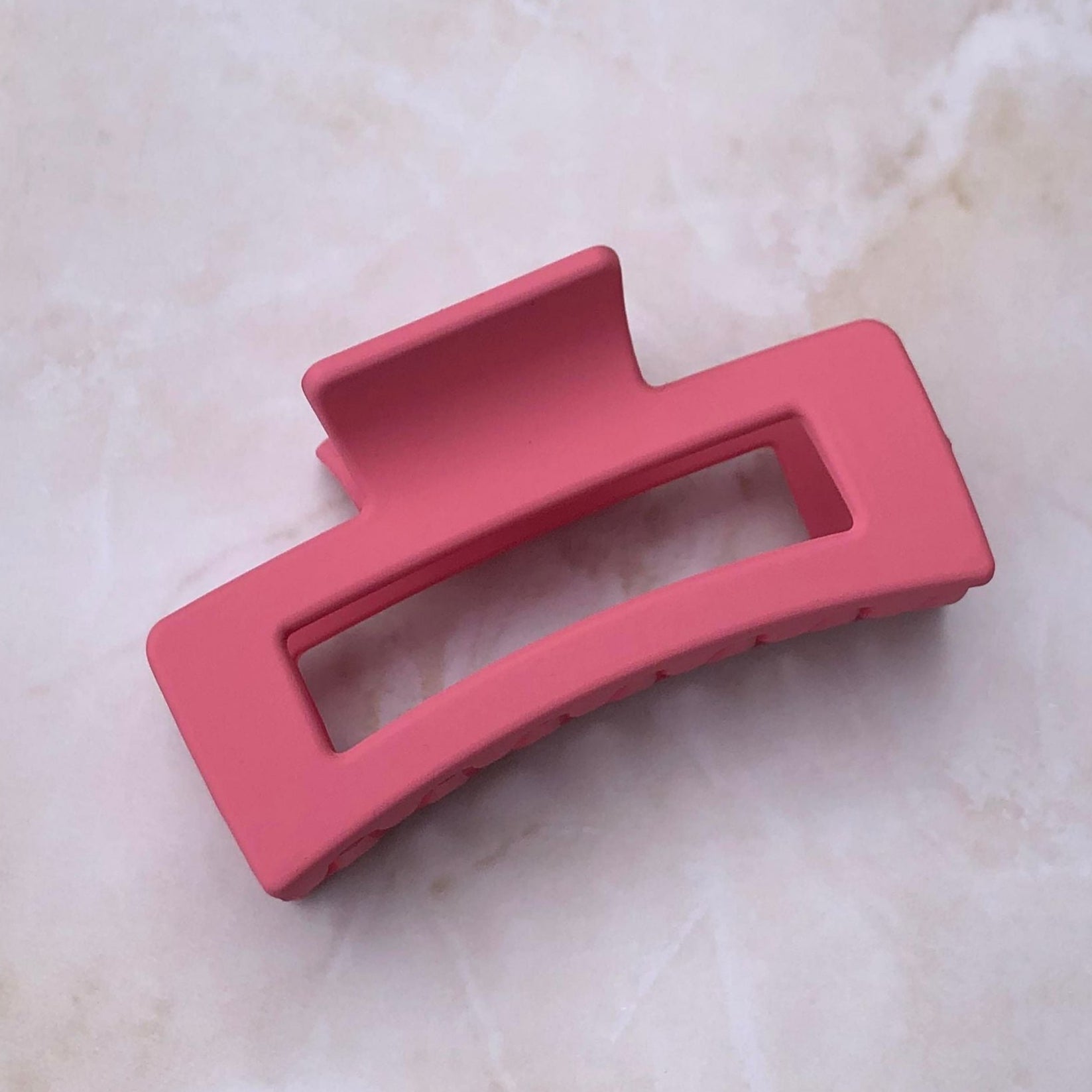 Rectangle Claw - Barbie Pink-Hair Claw-Southern Jewewellery Co.-Southern Goods Co.