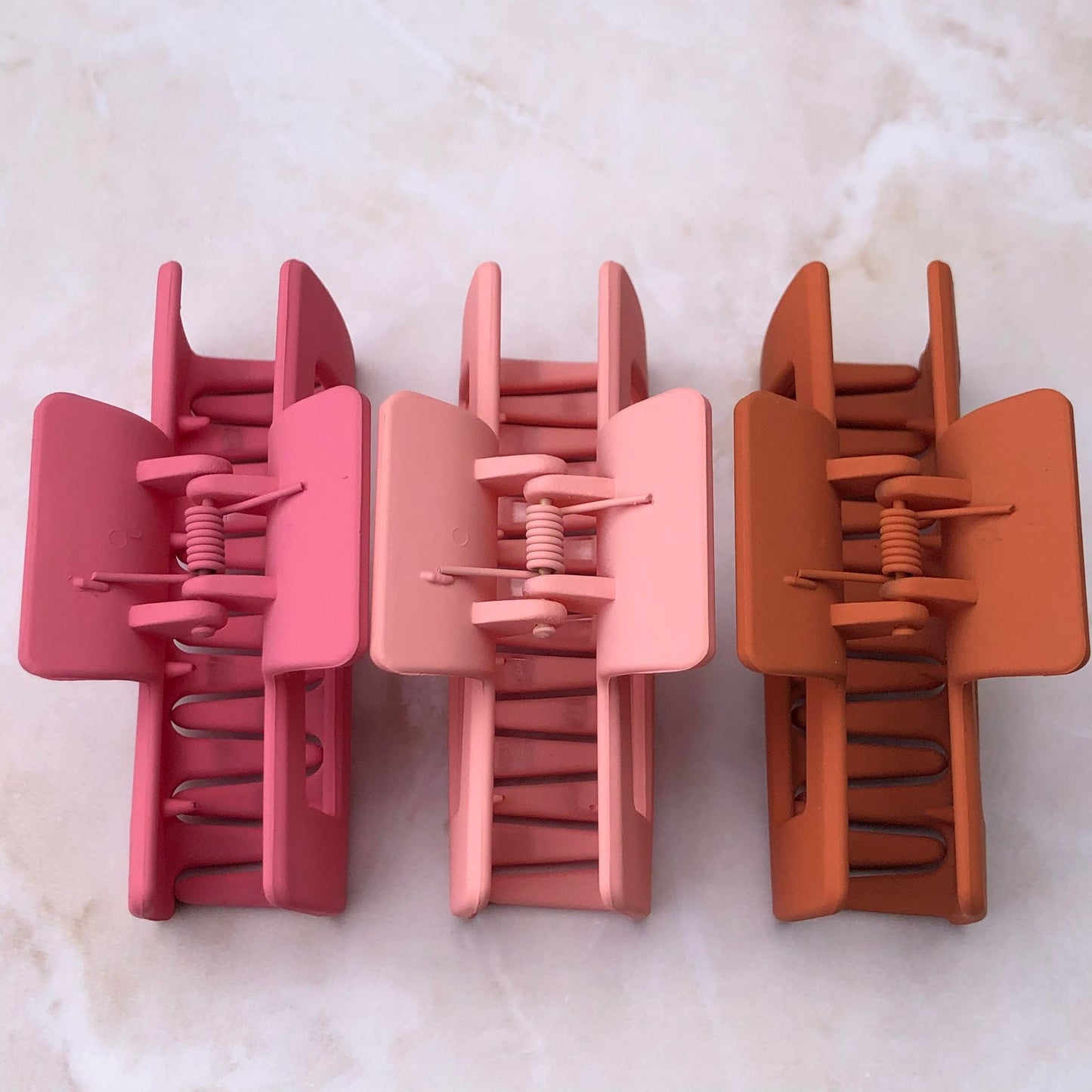 Rectangle Claw - Barbie Pink-Hair Claw-Southern Jewewellery Co.-Southern Goods Co.