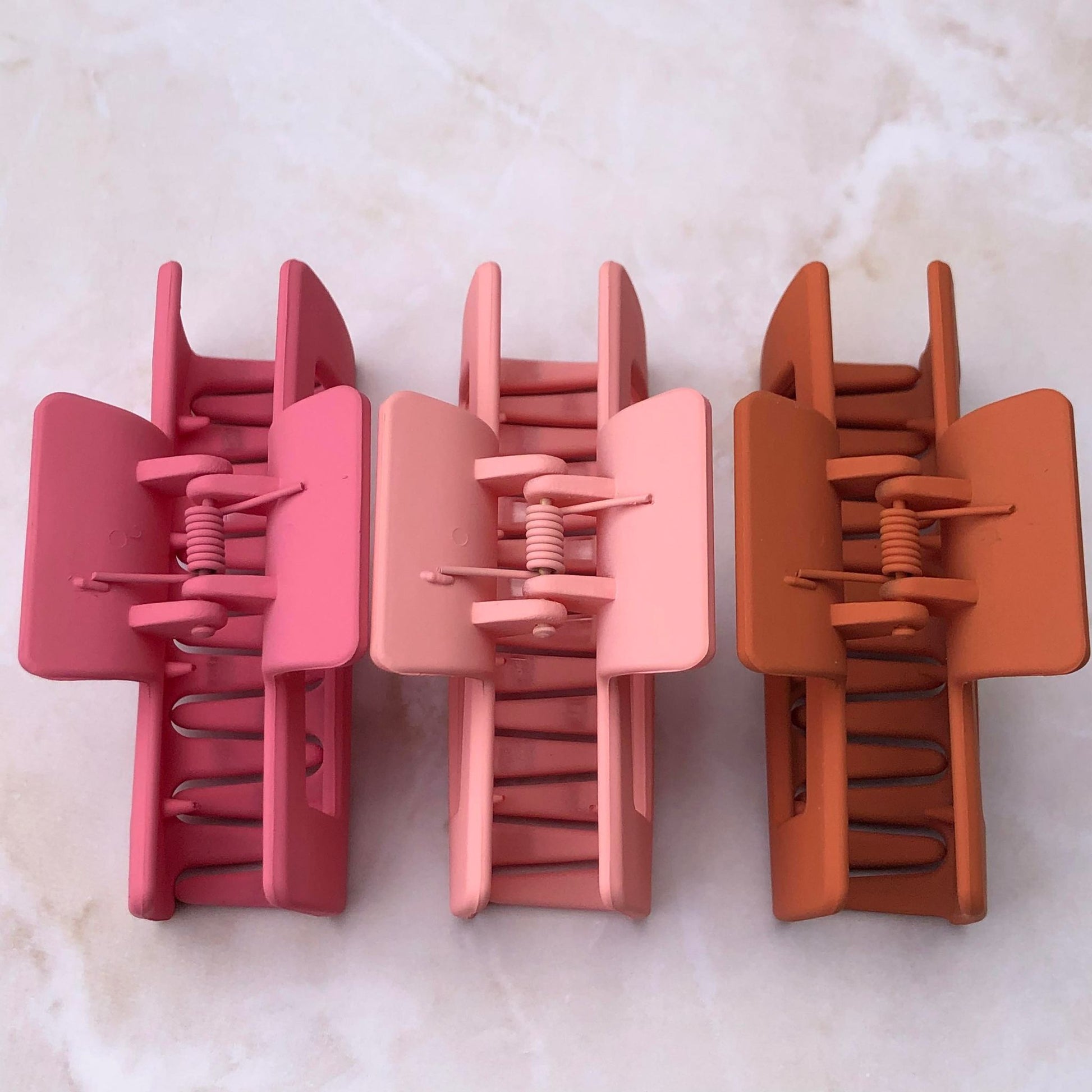 Rectangle Claw - Barbie Pink-Hair Claw-Southern Jewewellery Co.-Southern Goods Co.