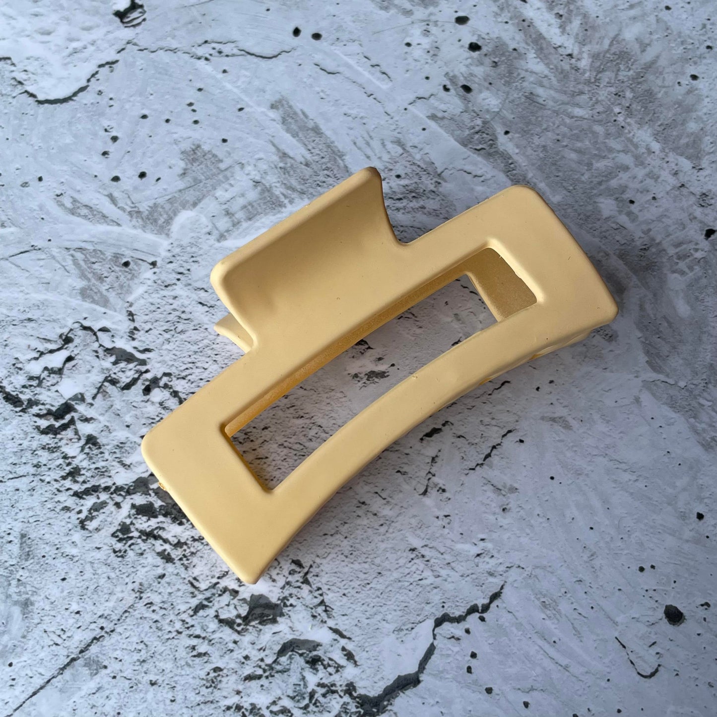 Rectangle Claw - Lemon-Hair Claw-Southern Jewewellery Co.-Southern Goods Co.