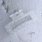 Rectangle Claw - Mini Daisy-Hair Claw-Southern Jewewellery Co.-Southern Goods Co.