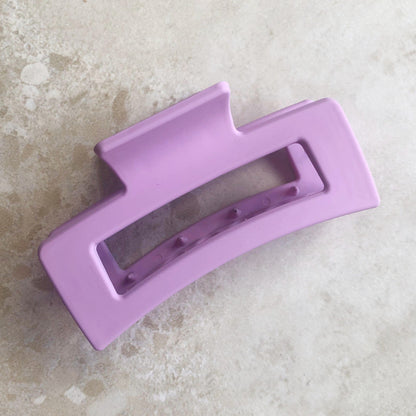 Rectangle Claw - Orchid-Hair Claw-Southern Jewewellery Co.-Southern Goods Co.