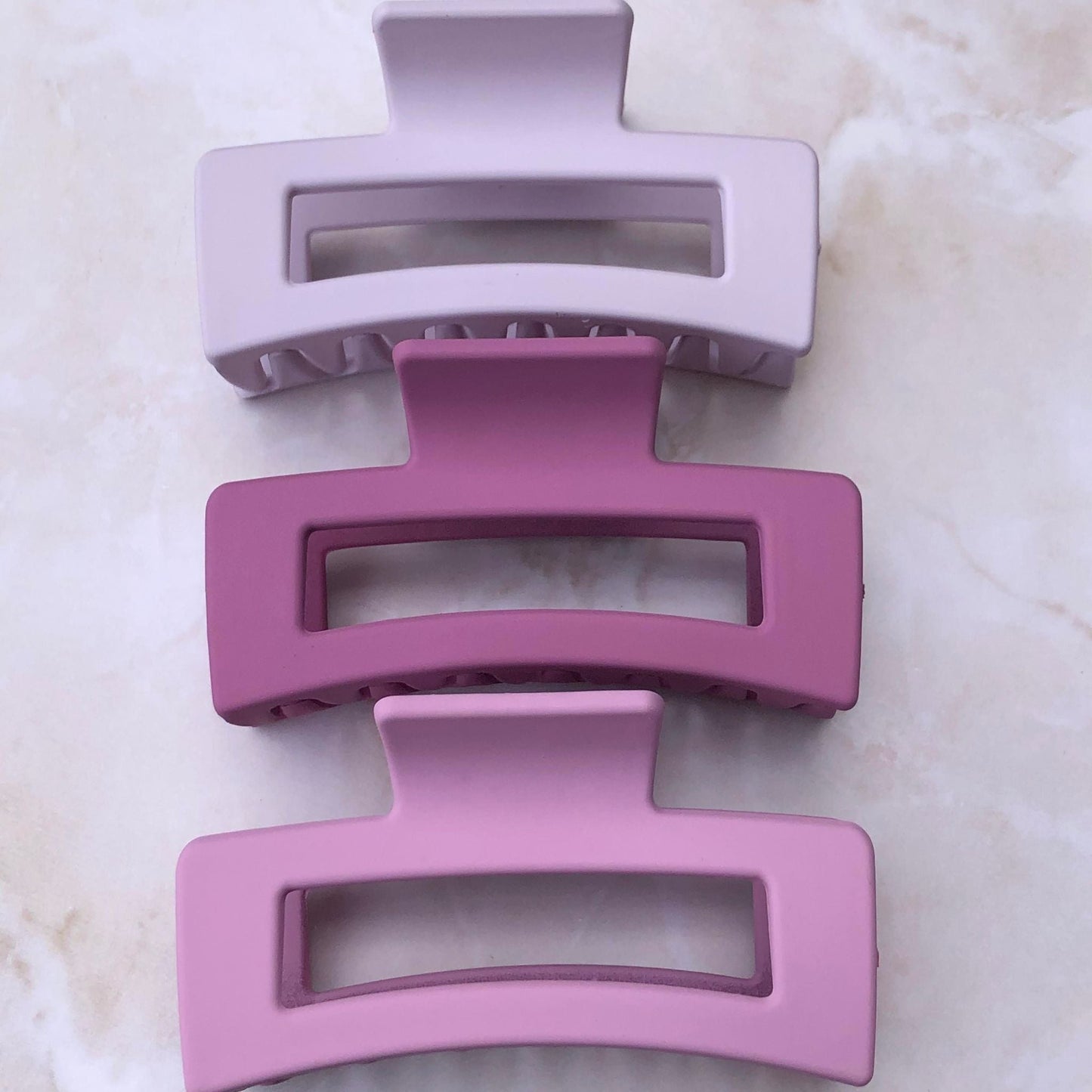 Rectangle Claw - Plum-Hair Claw-Southern Jewewellery Co.-Southern Goods Co.