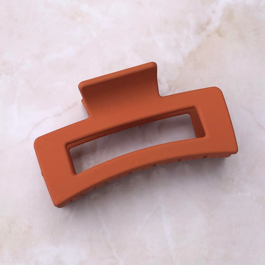 Rectangle Claw - Rust-Hair Claw-Southern Jewewellery Co.-Southern Goods Co.