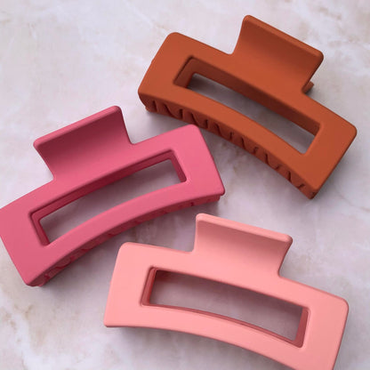 Rectangle Claw - Rust-Hair Claw-Southern Jewewellery Co.-Southern Goods Co.