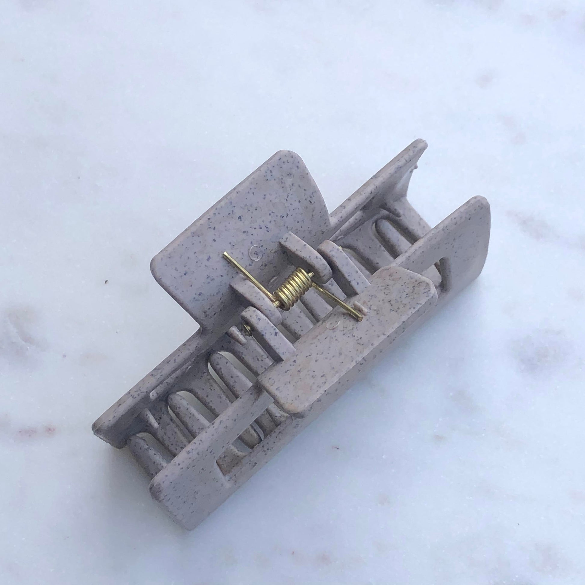 Rectangle Claw - Speckle Mauve-Hair Claw-Southern Jewewellery Co.-Southern Goods Co.