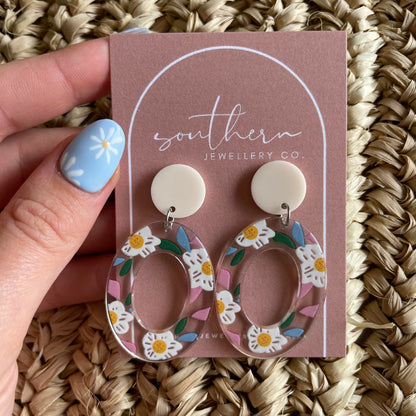 Spring Flora Earrings-Earrings-Southern Jewewellery Co.-Southern Goods Co.