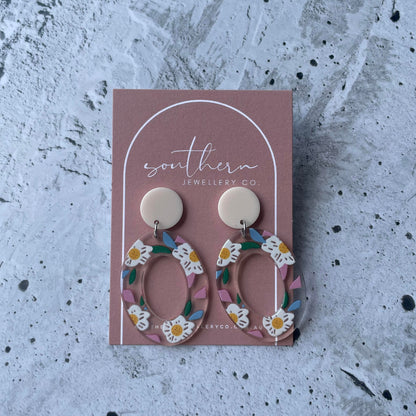 Spring Flora Earrings-Earrings-Southern Jewewellery Co.-Southern Goods Co.
