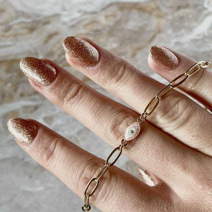 The Eye Bracelet - Pink-Bracelet-Southern Jewewellery Co.-Southern Goods Co.