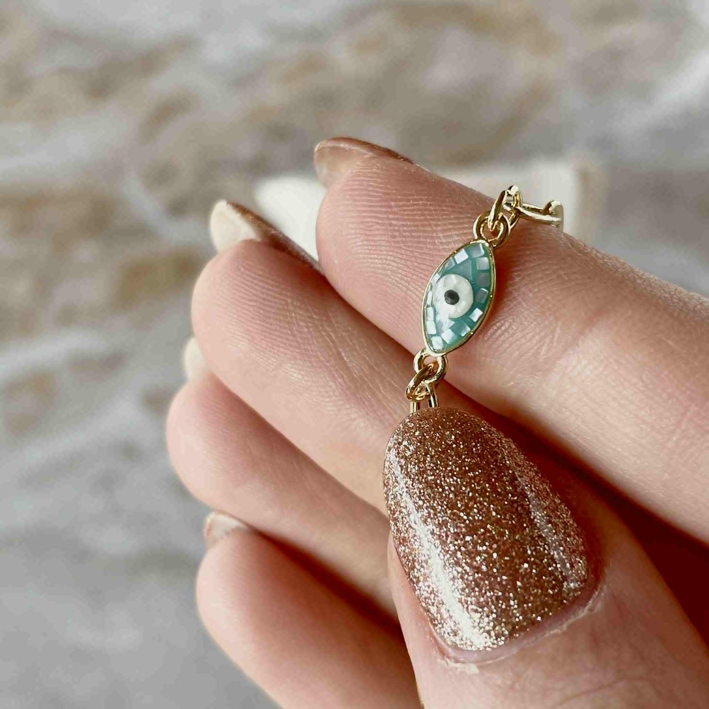 The Eye Bracelet - Turquoise-Bracelet-Southern Jewewellery Co.-Southern Goods Co.