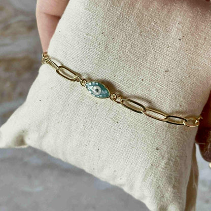The Eye Bracelet - Turquoise-Bracelet-Southern Jewewellery Co.-Southern Goods Co.