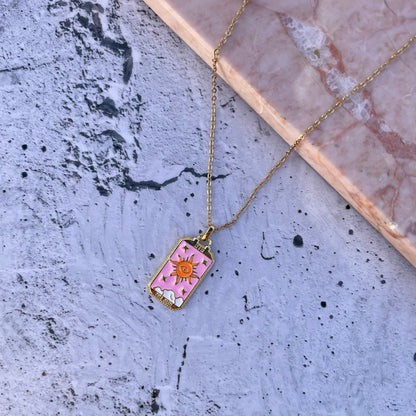 The Sun Tarot Necklace-Necklace-Southern Jewewellery Co.-Southern Goods Co.