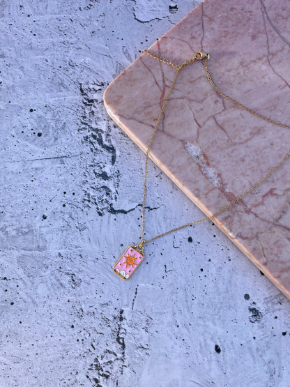 The Sun Tarot Necklace-Necklace-Southern Jewewellery Co.-Southern Goods Co.