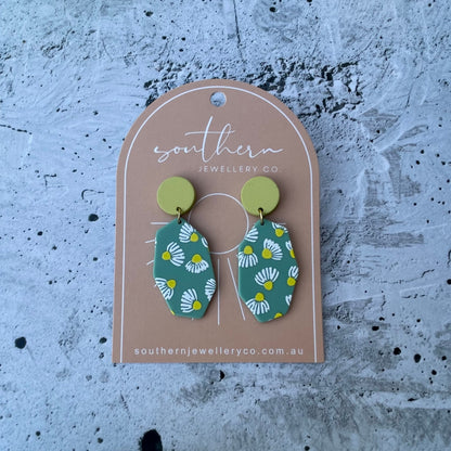Verdant Meadow Earrings-Earrings-Southern Jewewellery Co.-Southern Goods Co.