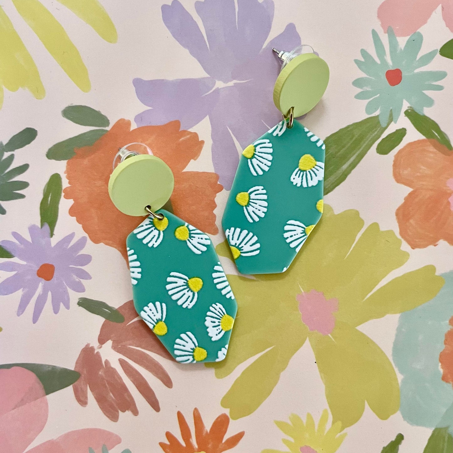 Verdant Meadow Earrings-Earrings-Southern Jewewellery Co.-Southern Goods Co.